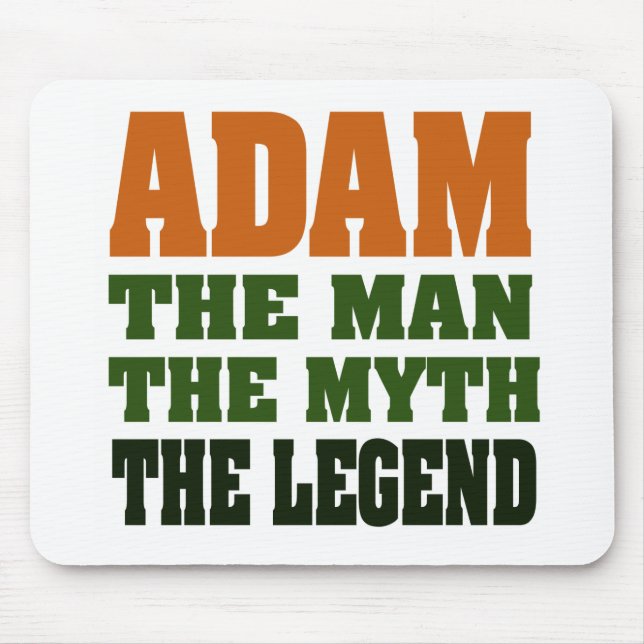 Mousepad Adam - homem, o mito, a legenda! (Frente)