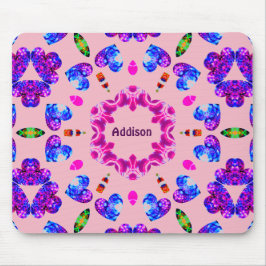 Mousepad ADDISON~ Glittering Heart Pattern ~ Personalizado 