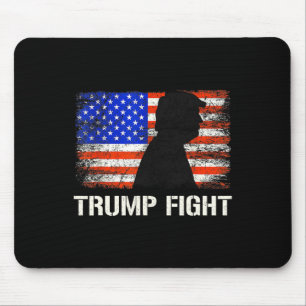 Mousepad Adeptos Lutadores Luta Donald Trump Apoiadores Am