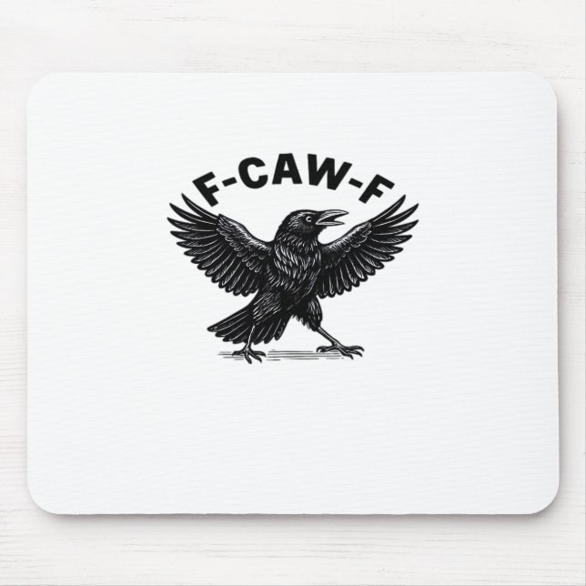 Mousepad Adesivos de piada engraçados de amante de pássaros (Frente)