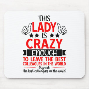 Mousepad Adeus Colega de Trabalho que Deixa o Emprego, Cole