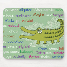 Mousepad Adeus e boa sorte do Grupo Alligator