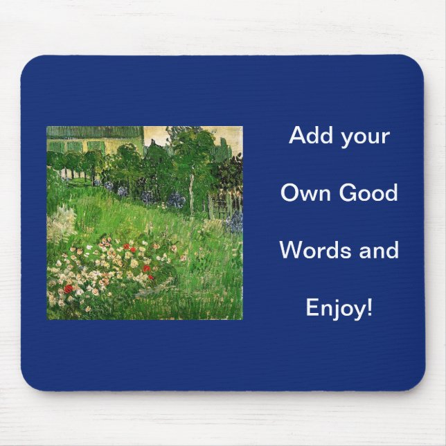 Mousepad Adicionar a sua própria imagem e palavras (Frente)