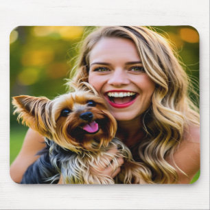Mousepad Adicionar Foto de Yorkshire Terrier Personalizar