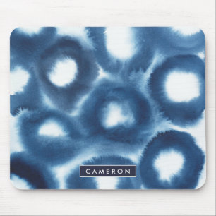 Mousepad Adicionar Seu Nome Círculos de Impressão de Ind