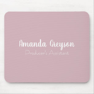 Mousepad Adicionar seu nome Monograma Mínimo Nova Posição d