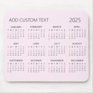 Mousepad adicionar seu próprio texto personalizado 2025 Cal
