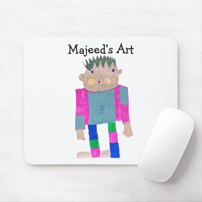 Mousepad Adicione a Arte do seu Filho a isso  (Com mouse)
