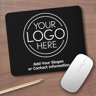 Mousepad Adicione seu logotipo corporativo moderno minimali