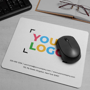 Mousepad Adicione Seu Logotipo Promocional Empresarial Simp