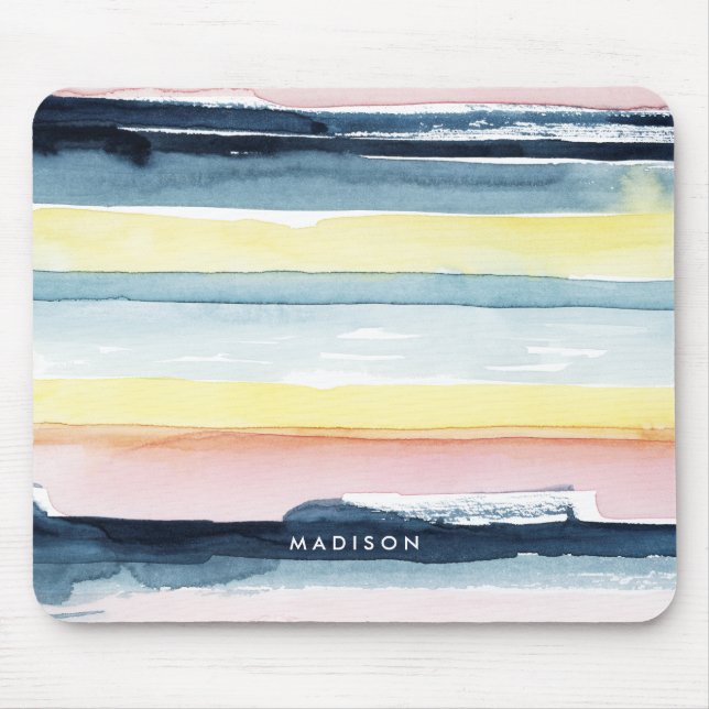 Mousepad Adicione seu nome | Fluxo Sunset I (Frente)