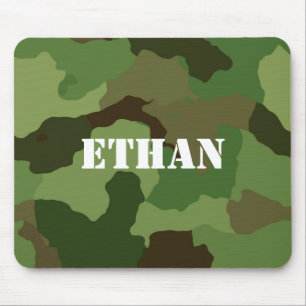 Mousepad Adicione seu nome na camuflagem