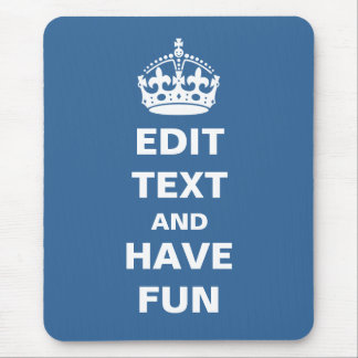 Mousepad Adicione seu próprio texto aqui!