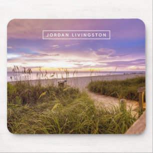 Mousepad Adicione sua praia conhecida Florida de Nápoles