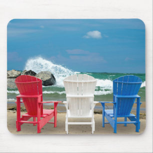 Mousepad Adirondack Beach Chairs