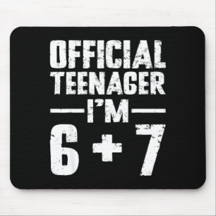 Mousepad Adolescente Sou Aniversário de 13 Anos 6 7 Meme Se