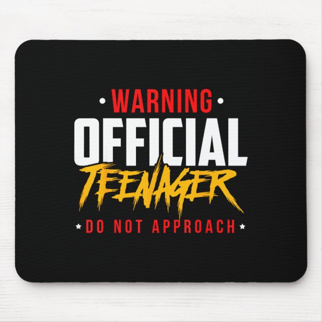 Mousepad Adolescentes De Aniversário Adolescente Não Se Apr (Frente)