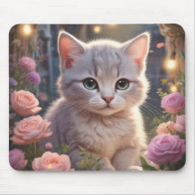 Mousepad Adorable Kitten
