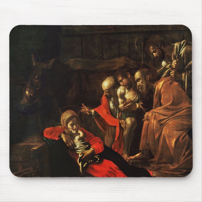 Mousepad Adoração dos Pastores (Caravaggio) (Frente)