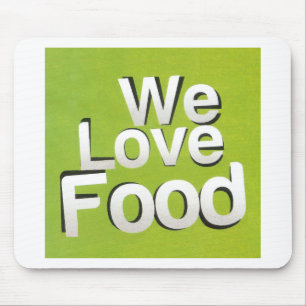Mousepad Adoramos comida