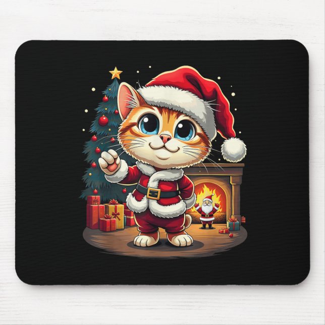 Mousepad Adorável Kit de Natal Santa Claus Adorável (Frente)