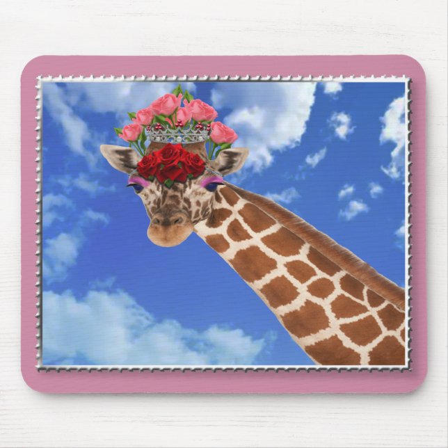 Mousepad Adorável "Missy Giraffe" (Frente)