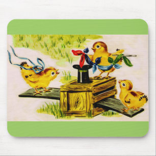 Mousepad adorável pintinho mágico