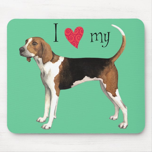 Mousepad Adoro a minha caminhada de tremendo (Frente)