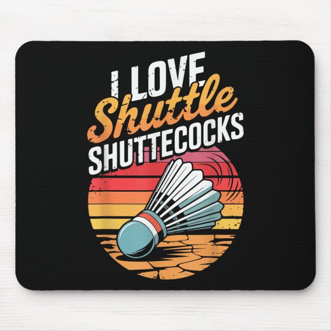 Mousepad Adoro Badminton dos Shuttles (Frente)
