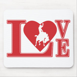 Mousepad Adoro Cowboys. Eu amo Cowboys