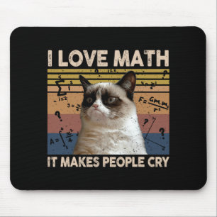 Mousepad Adoro Matemática Que Faz As Pessoas Chorarem O Gat