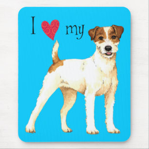 Mousepad Adoro o meu Parson Russell Terrier