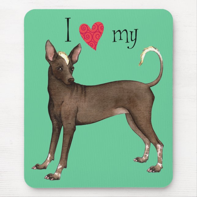 Mousepad Adoro o meu Xolo (Frente)