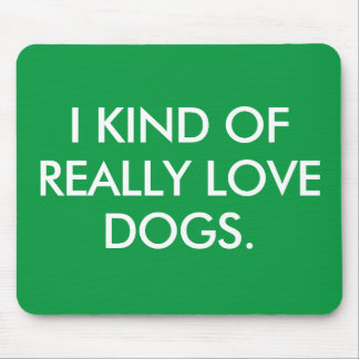 Mousepad Adoro Pad De Rato De Cães