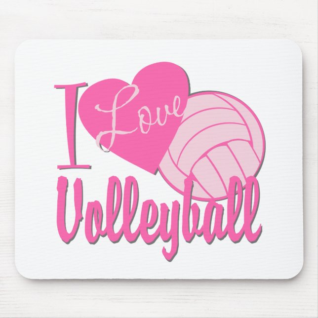 Mousepad Adoro Rosa De Voleibol (Frente)