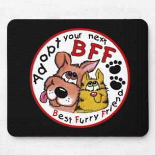 Mousepad Adote seu próximo BFF