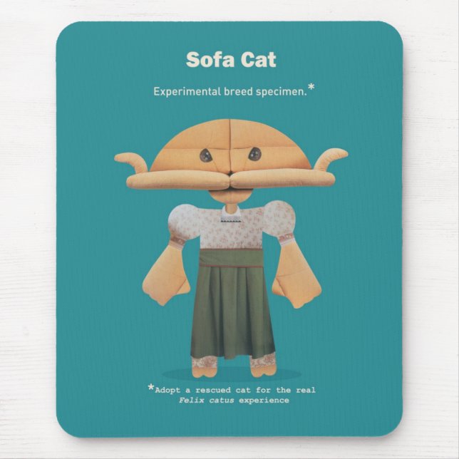 MOUSEPAD ADOTE UM GATO RESGATADO! (Frente)