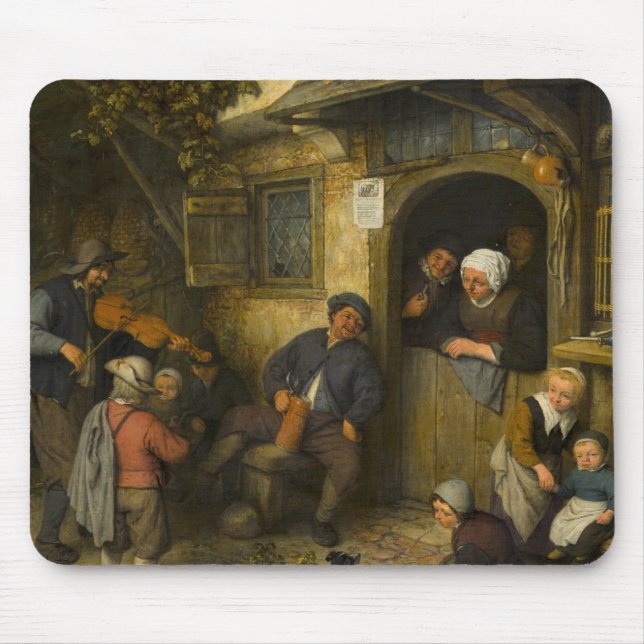 Mousepad Adriaen van Ostade - O Morador (Frente)