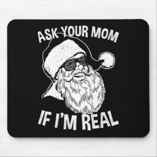 Mousepad Adulto Natal Pergunte a sua mãe se eu sou Papai no