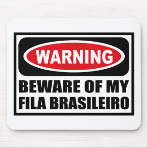 Mousepad Advertir BEWARE de MEUS FILAMENTOS BRASILEIRO