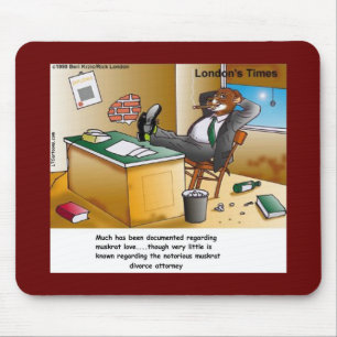 Mousepad Advogado de Divórcio de Rato Almiscarado Rick Lond