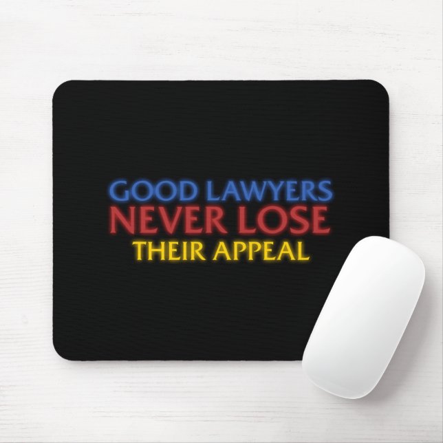 Mousepad Advogado Engraçado Bons Advogados Nunca Perdem Ape (Com mouse)