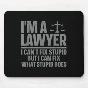 Mousepad Advogado Engraçado Design Para Homens Faculdade De