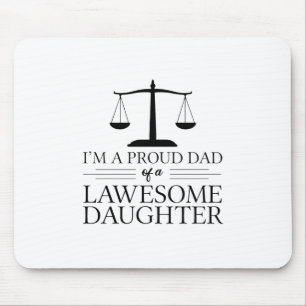 Mousepad Advogado Filha Presentes De Advogados Pais