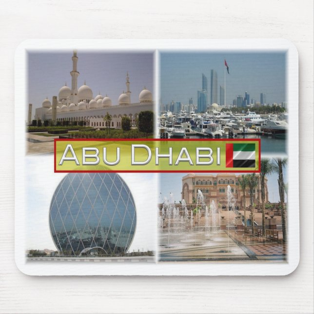 Mousepad AE Emirados Árabes Unidos - Abu Dhabi - Aldar - (Frente)