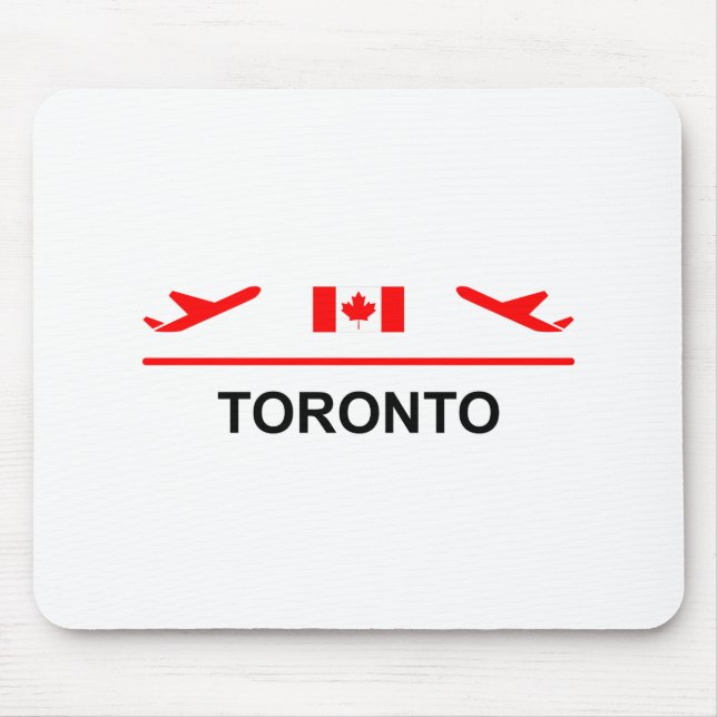Mousepad Aeroporto de Toronto Canadá - Cor clara (Frente)