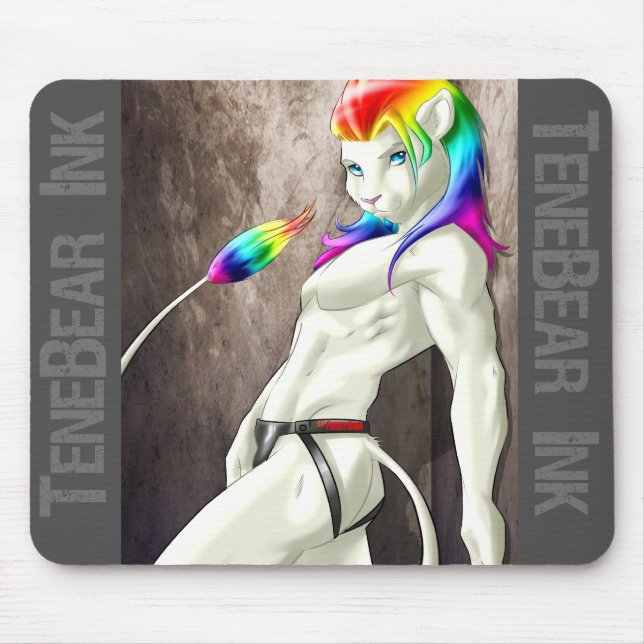 Mousepad Afague o leão (Frente)