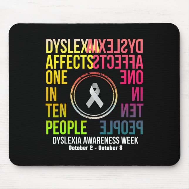 Mousepad Afeta Uma Em Cada Dez Pessoas - Dirlexia Sensibili (Frente)