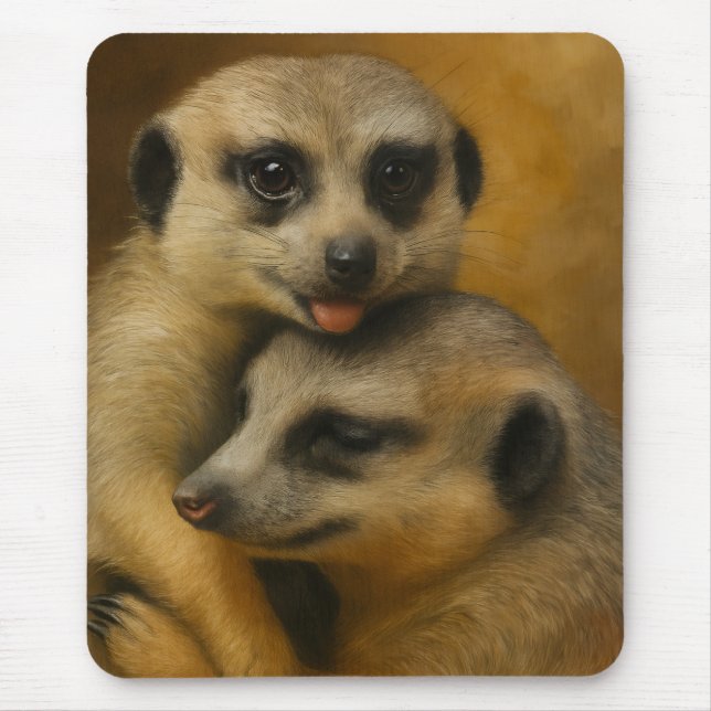 Mousepad Afetação de Meerkat (Frente)