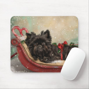 Mousepad Affenpinscher Cachorro Festivo